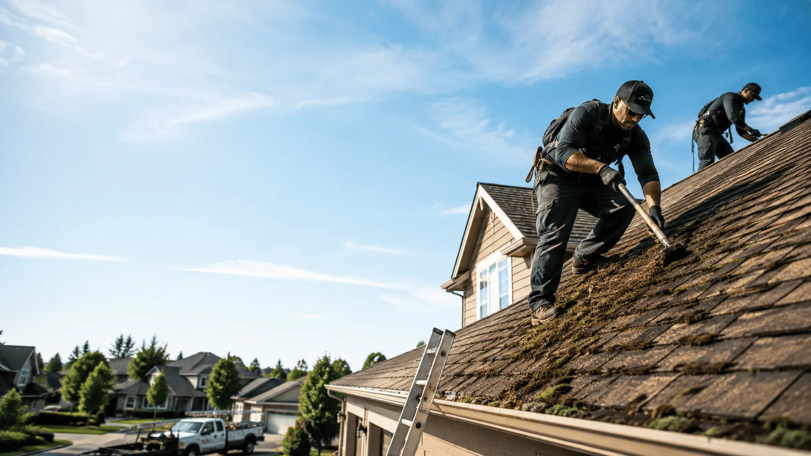 Roof Moss Removal in Agua Dulce, TX near me